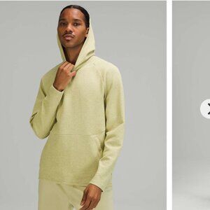 Lululemon At Ease HoodieTextured sweatshirt XS green yellow